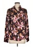 Industry 100% Polyester Floral Brown Long Sleeve Blouse Size M - photo 1