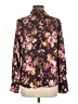 Industry 100% Polyester Floral Brown Long Sleeve Blouse Size M - photo 2