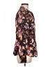 Industry 100% Polyester Floral Brown Long Sleeve Blouse Size M - photo 4