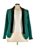 INC International Concepts 100% Polyester Color Block Green Blazer Size 2X - photo 1