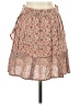 Sim & Sam 100% Rayon Paisley Tan Casual Skirt Size S - photo 2
