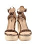 L'Agence Animal Print Brown Wedges Size EU 41 - photo 2