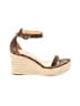 L'Agence Animal Print Brown Wedges Size EU 41 - photo 1