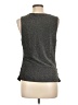 Rebecca Minkoff Metallic Gray Sleeveless Top Size L - photo 2