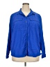 Eddie Bauer Blue 3/4 Sleeve Button-Down Shirt Size 2X - photo 1
