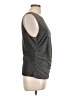 Rebecca Minkoff Metallic Gray Sleeveless Top Size L - photo 4