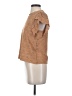 Urban Romantics Brown Short Sleeve Blouse Size S - photo 5