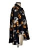 Theory 100% Silk Floral Black Long Sleeve Silk Top Size P (petite) - photo 4