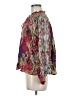 Conditions Apply 100% Viscose Red Long Sleeve Blouse Size Med Petite - photo 5