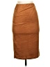 Sans Souci 100% Polyester Solid Brown Casual Skirt Size S - photo 1
