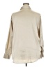 H&M Metallic Ivory Long Sleeve Blouse Size XXL - photo 2