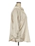 H&M Metallic Ivory Long Sleeve Blouse Size XXL - photo 4