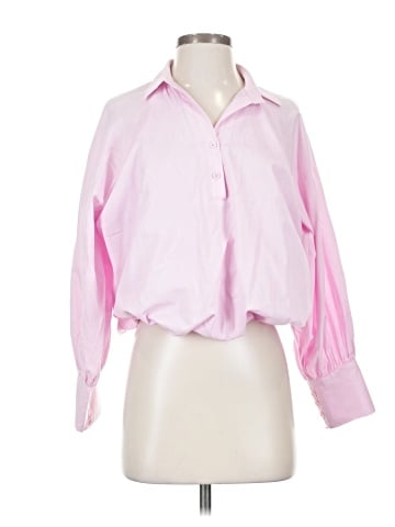 Pinch 3/4 Sleeve Blouse (view 1)