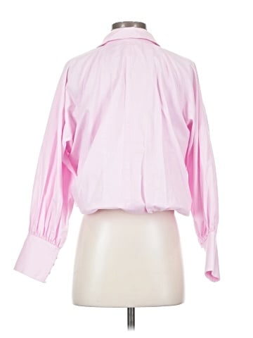 Pinch 3/4 Sleeve Blouse (view 2)