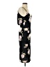ASOS Floral Black Cocktail Dress Size 4 - photo 4