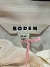 Boden 100% Silk Solid Ivory Long Sleeve Silk Top Size 10 - photo 7