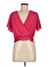 Monteau Pink Short Sleeve Blouse Size M - photo 1