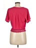 Monteau Pink Short Sleeve Blouse Size M - photo 2