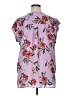 Worthington 100% Polyester Floral Purple Short Sleeve Blouse Size XL - photo 2