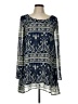 Blu Pepper 100% Polyester Paisley Blue Casual Dress Size L - photo 1