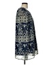 Blu Pepper 100% Polyester Paisley Blue Casual Dress Size L - photo 4