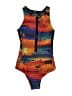 salinas Graphic Orange One Piece Swimsuit Size XS - photo 1