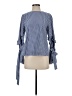 Assorted Brands Blue 3/4 Sleeve Blouse Size S - photo 1