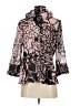 Damee, Inc. Animal Print Pink Jacket Size S - photo 1