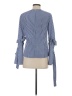Assorted Brands Blue 3/4 Sleeve Blouse Size S - photo 2