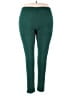 Cuddl Duds Solid Green Casual Pants Size 2X - photo 2
