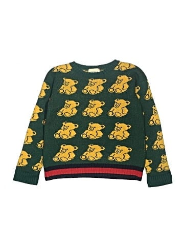Gucci teddy bear pullover sweater (view 1)