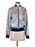 Forever 21 Floral Blue Jacket Size S - photo 1