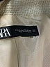 Zara 100% Acetate Chevron-herringbone Ivory Blazer Size XS - photo 6