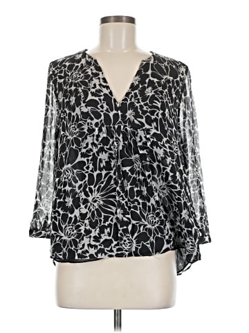 Diane von Furstenberg 3/4 Sleeve Silk Top (view 1)