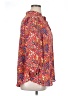 Carolina Belle 100% Polyester Paisley Red 3/4 Sleeve Blouse Size 1X - photo 4