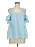 Blue Rain Blue Sleeveless Blouse Size M - photo 1