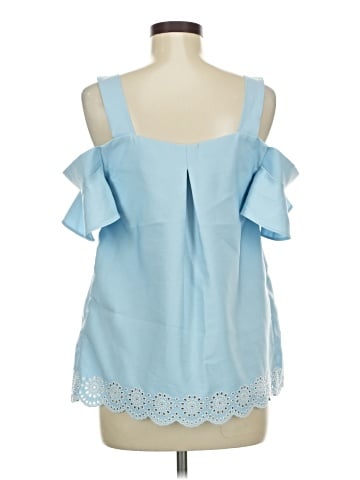 Blue Rain Sleeveless Blouse (view 2)
