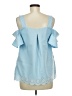 Blue Rain Blue Sleeveless Blouse Size M - photo 2