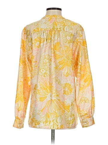 Momoni Long Sleeve Silk Top (view 2)
