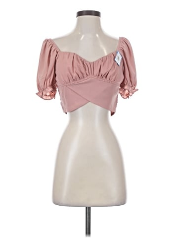Blush Short Sleeve Blouse (view 1)