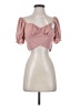 Blush 100% Rayon Pink Short Sleeve Blouse Size S - photo 1