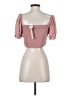 Blush 100% Rayon Pink Short Sleeve Blouse Size S - photo 2