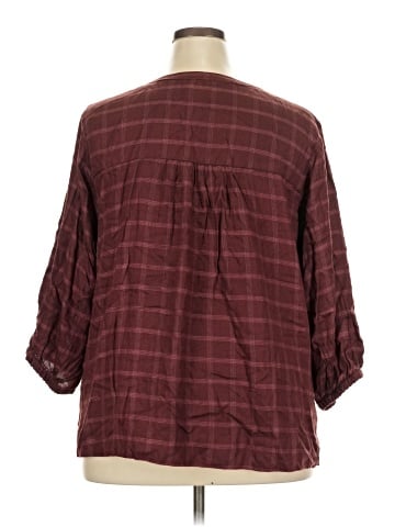 Wrangler Jeans Co 3/4 Sleeve Blouse (view 2)