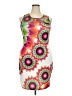 Desigual Graphic White Cocktail Dress Size XXL - photo 1