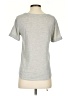 Deletta Graphic Silver Short Sleeve Top Size S - photo 2