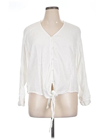 Caslon Long Sleeve Blouse (view 1)