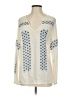 Joie Ivory Long Sleeve Blouse Size S - photo 1