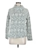 Final Touch Animal Print Silver Turtleneck Sweater Size M - photo 1