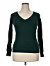 Zara Solid Green Pullover Sweater Size XL - photo 1