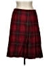 Pendleton 100% Virgin Wool Plaid Red Wool Skirt Size 12 Petite - photo 1